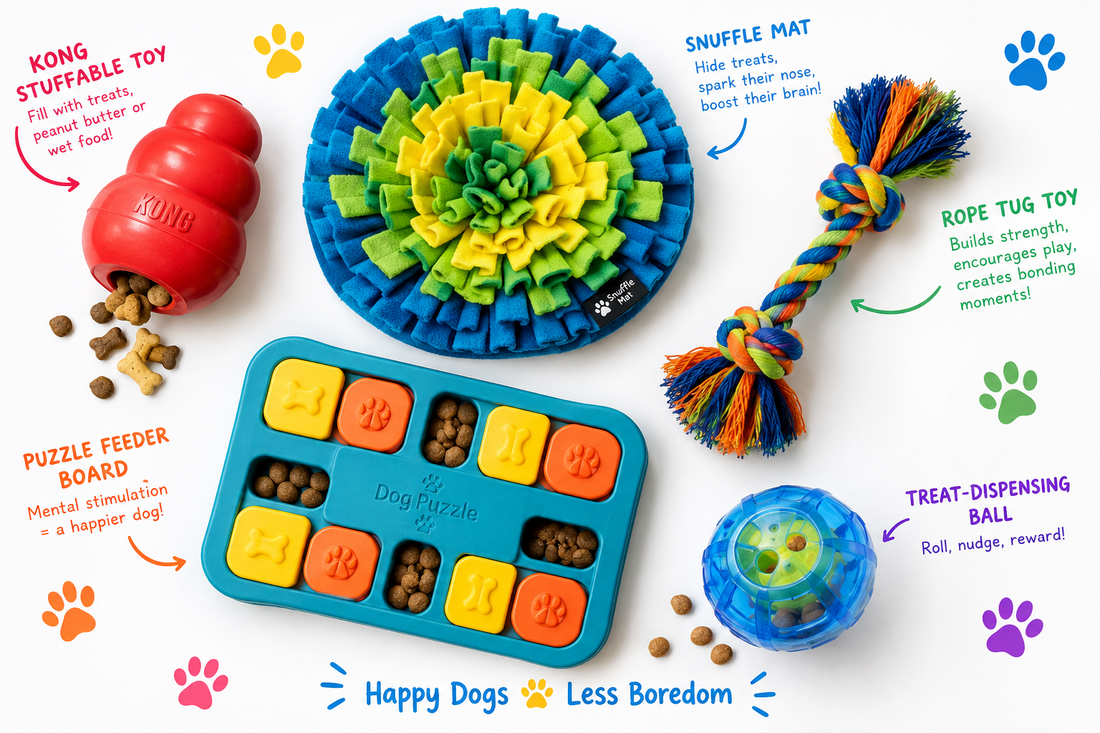 best interactive dog toys for bored dogs