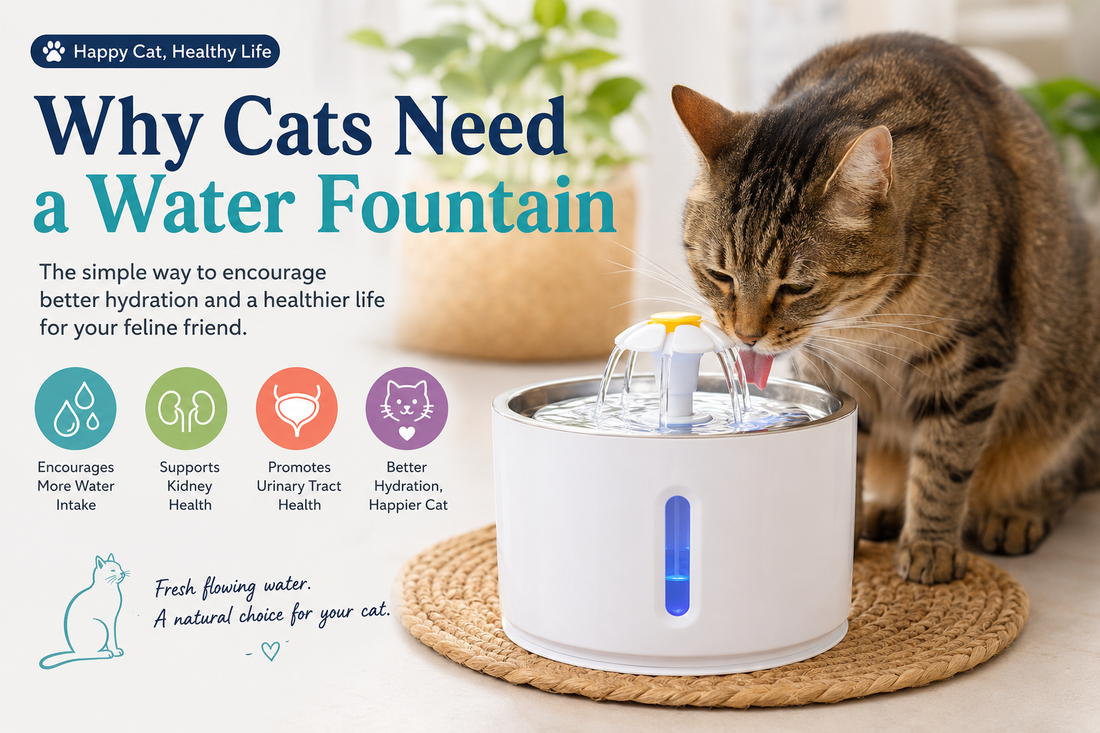 Why Cats Need a Water Fountain Instead of a Bowl